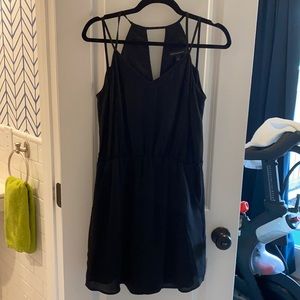Banana Republic black mini dress size 6 EUC